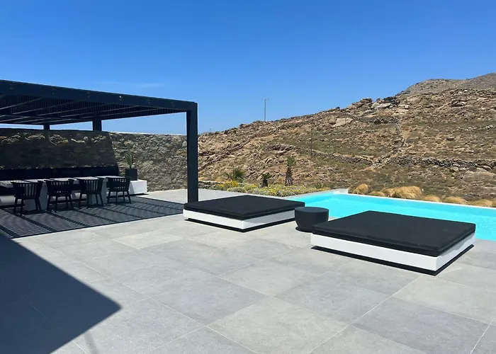 Black And White Villas Ftelia - Mykonos