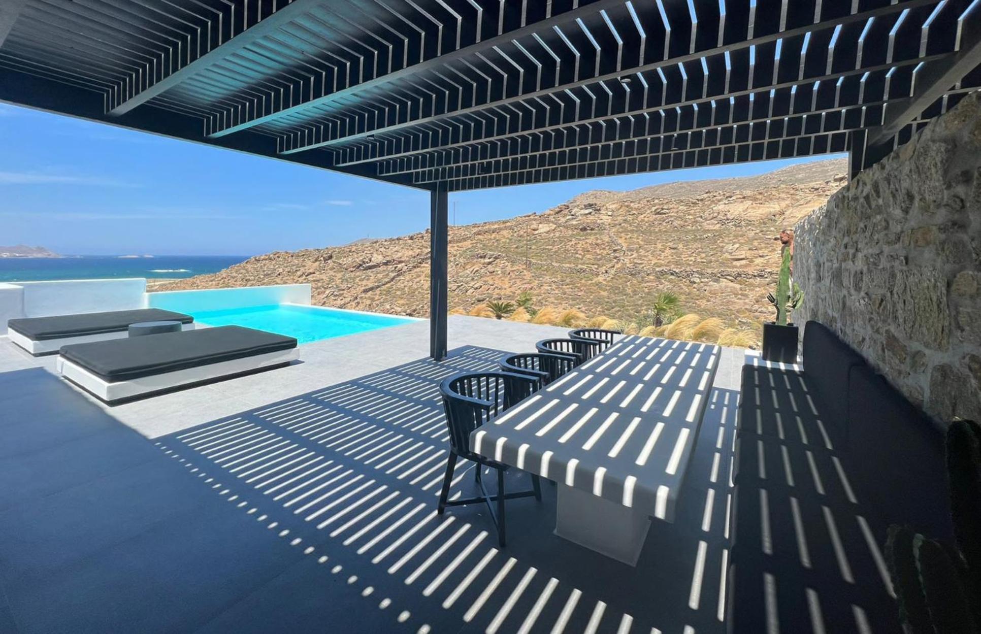 Villa Black And White Ftelia - Mykonos *