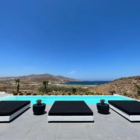 Black And White Villas Ftelia - Mykonos Mykonos Town Exterior foto