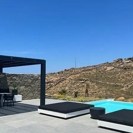 Black And White Villas Ftelia - Mykonos Mykonos Town Exterior foto