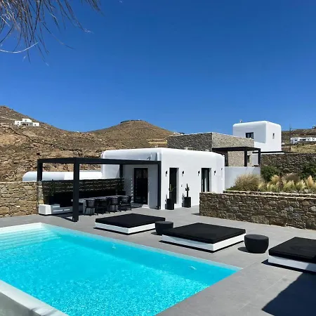 Black And White Villas Ftelia - Mykonos Mykonos Town Exterior foto