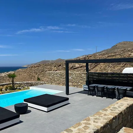 Black And White Villas Ftelia - Mykonos Mykonos Town Exterior foto