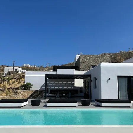 Black And White Villas Ftelia - Mykonos Mykonos Town Exterior foto