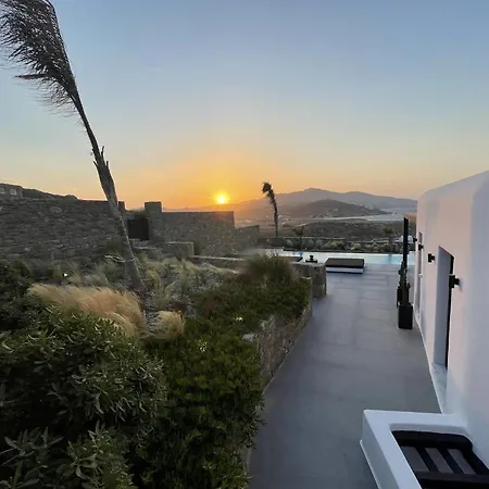 Black And White Villas Ftelia - Mykonos Mykonos Town Exterior foto