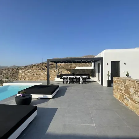 Black And White Villas Ftelia - Mykonos Mykonos Town Exterior foto