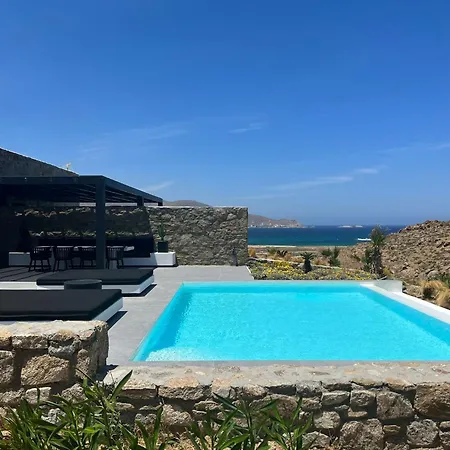 Black And White Villas Ftelia - Mykonos Mykonos Town Exterior foto