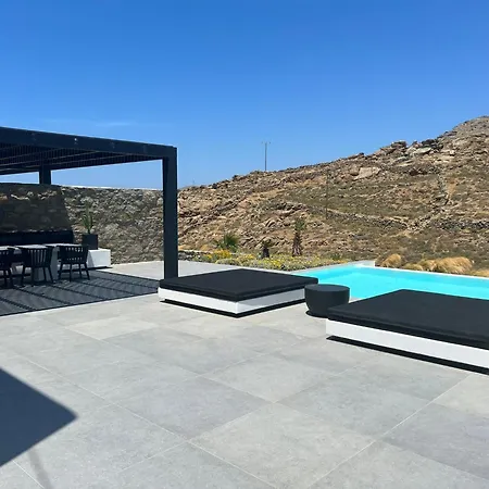 Black And White Villas Ftelia - Mykonos Mykonos Town Exterior foto